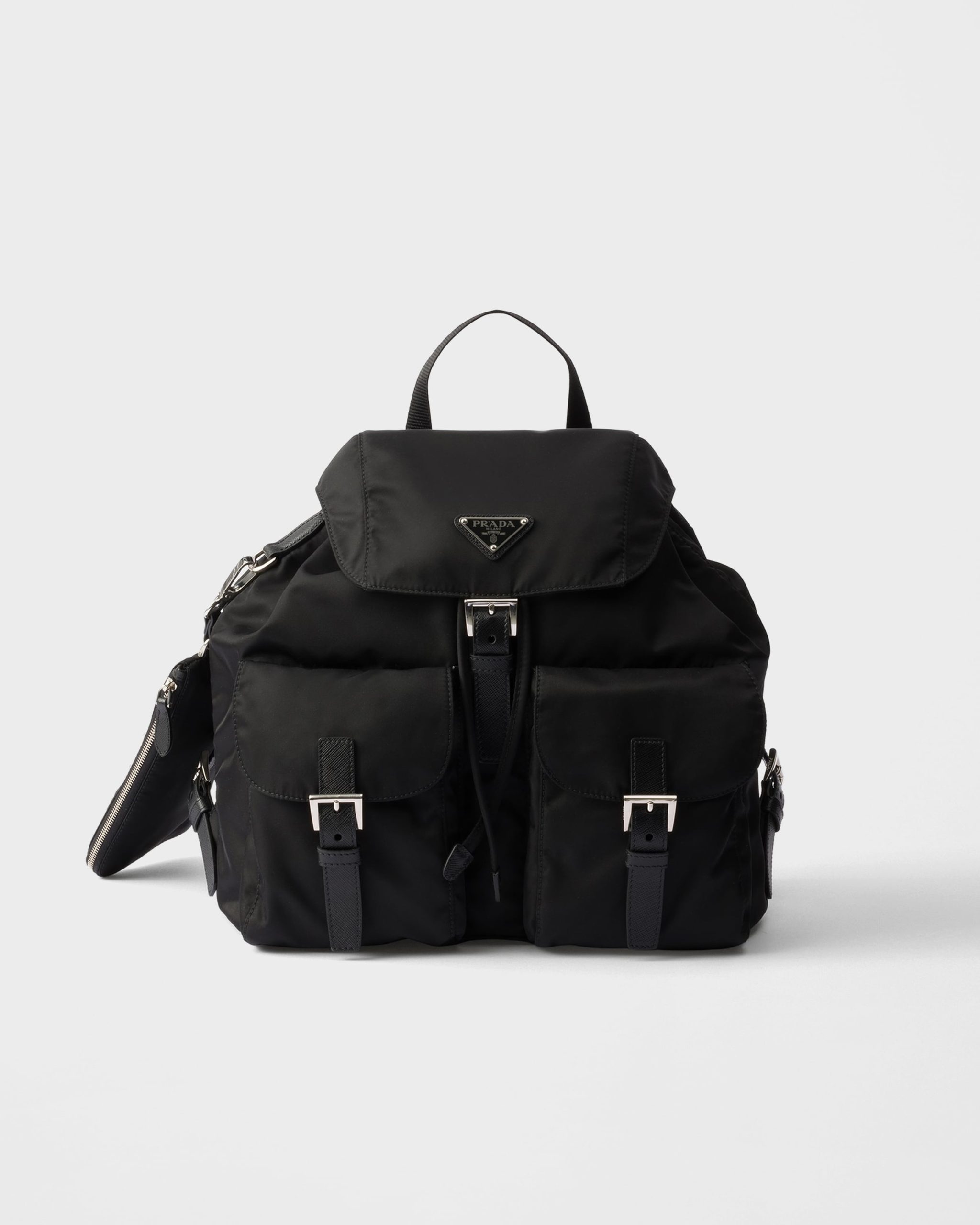 Prada Medium Re-Nylon backpack with pouch - Image 1